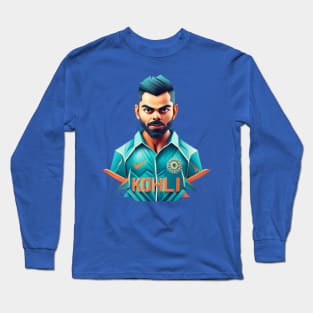 Virat Kohli - Indian Cricketer Long Sleeve T-Shirt